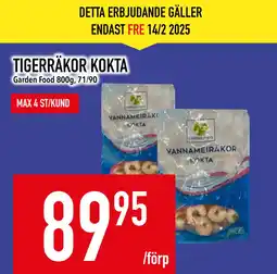 TIGERRÄKOR KOKTA