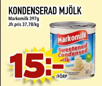 Matdax KONDENSERAD MJÖLK erbjuda