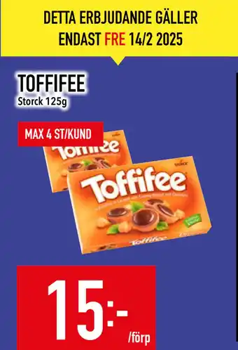 Matdax TOFFIFEE erbjuda