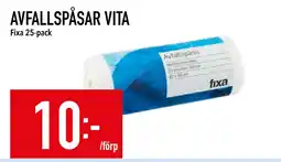 Matdax AVFALLSPÅSAR VITA erbjuda