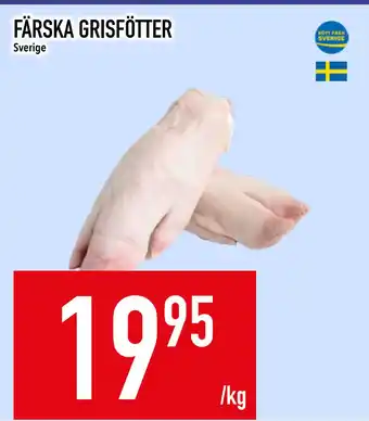 Matdax FÄRSKA GRISFÖTTER erbjuda