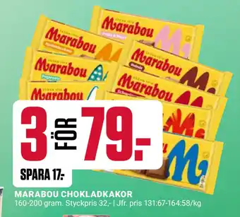 ÖoB MARABOU CHOKLADKAKOR erbjuda