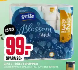 ÖoB GRITE TOALETTPAPPER erbjuda