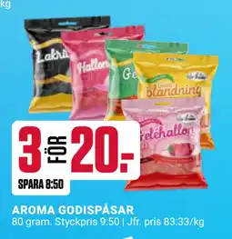 ÖoB AROMA GODISPÅSAR erbjuda