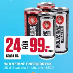 ÖoB WOLVERINE ENERGIDRYCK erbjuda