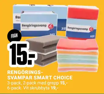 ÖoB RENGÖRINGSSVAMPAR SMART CHOICE erbjuda