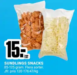 ÖoB SUNDLINGS SNACKS erbjuda