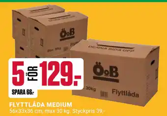 ÖoB FLYTTLÅDA MEDIUM erbjuda