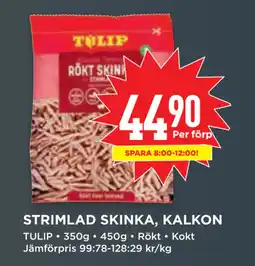 Willys STRIMLAD SKINKA, KALKON erbjuda