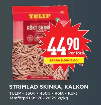 Willys STRIMLAD SKINKA, KALKON erbjuda