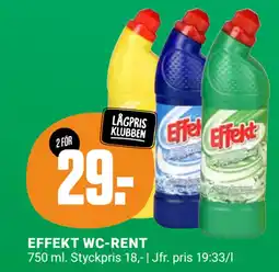 ÖoB EFFEKT WC-RENT erbjuda