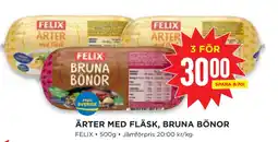 Willys ÄRTER MED FLÄSK, BRUNA BÖNOR erbjuda