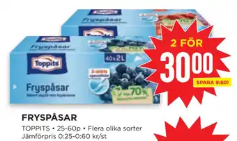 Willys FRYSPÅSAR erbjuda