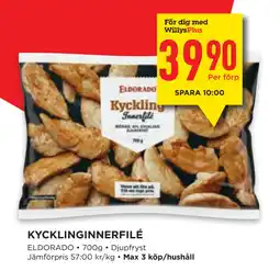 Willys KYCKLINGINNERFILÉ erbjuda