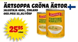 Nelins Ärtsoppa gröna ärtor erbjuda