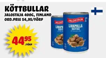 Nelins köttbullar erbjuda