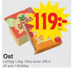 Matöppet Ost erbjuda