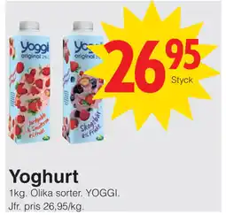 Matöppet Yoghurt erbjuda