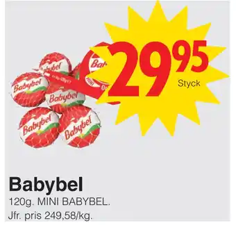 Matöppet Babybel erbjuda