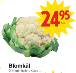 Matöppet Blomkål erbjuda
