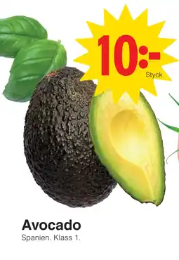 Matöppet Avocado erbjuda