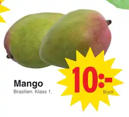 Matöppet Mango erbjuda