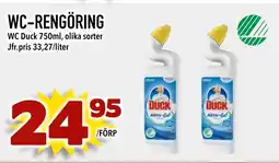 Din Mat WC-RENGÖRING erbjuda