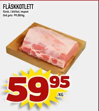 Din Mat FLÄSKKOTLETT erbjuda