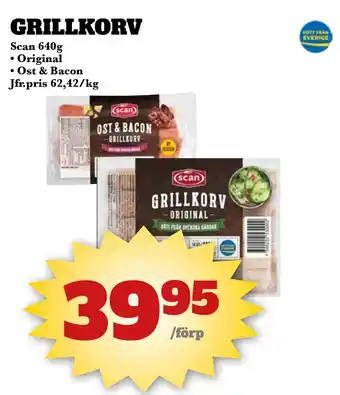 Bonum Matmarknad GRILLKORV erbjuda