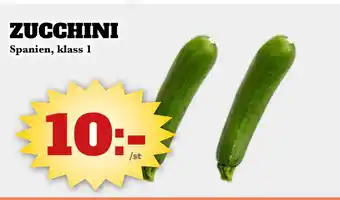 Bonum Matmarknad ZUCCHINI erbjuda