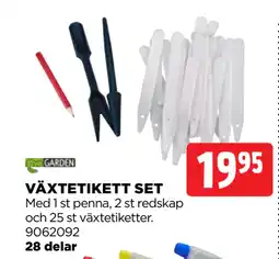 Jem&Fix VÄXTETIKETT SET erbjuda