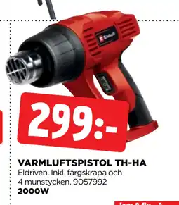 Jem&Fix VARMLUFTSPISTOL TH-HA erbjuda