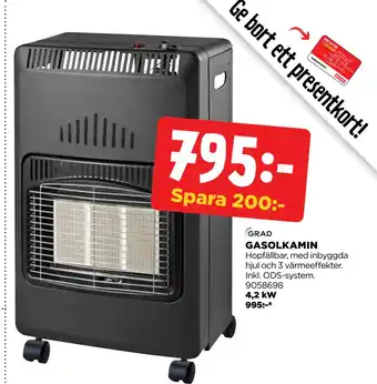 Jem&Fix GASOLKAMIN erbjuda
