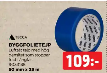 Jem&Fix BYGGFOLIETEJP erbjuda