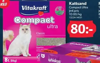 DollarStore Kattsand Compact Ultra erbjuda