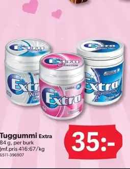 DollarStore Tuggummi Extra erbjuda