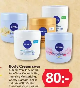 DollarStore Body Cream Nivea erbjuda