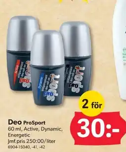 DollarStore Deo ProSport erbjuda