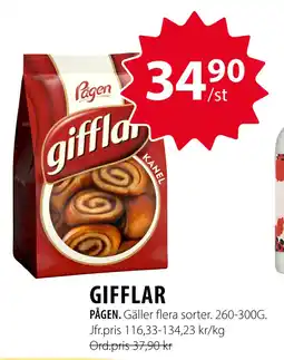 Handlar'n GIFFLAR erbjuda