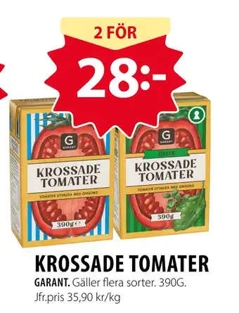 Handlar'n KROSSADE TOMATER erbjuda