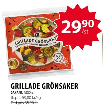 Handlar'n GRILLADE GRÖNSAKER erbjuda