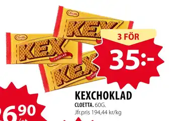 Handlar'n KEXCHOKLAD erbjuda