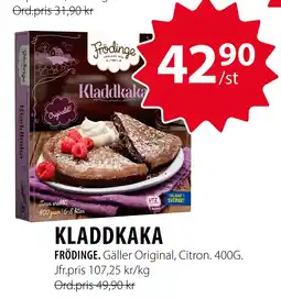 Handlar'n KLADDKAKA erbjuda