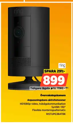 Power Övervakningskamera erbjuda