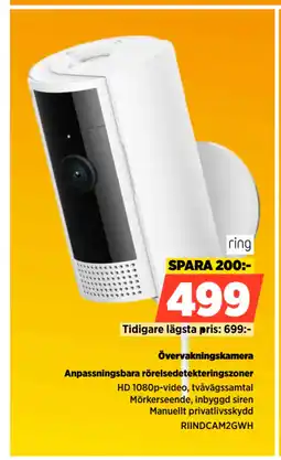 Power Övervakningskamera erbjuda