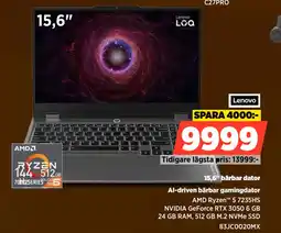 Power 15,6 bärbar dator erbjuda