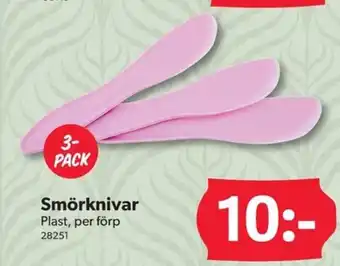 DollarStore Smörknivar erbjuda