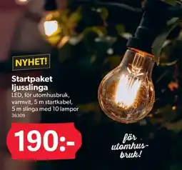 DollarStore NYHET! Startpaket ljusslinga erbjuda