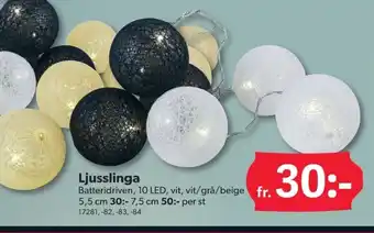 DollarStore Ljusslinga erbjuda