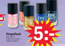 DollarStore Nagellack erbjuda